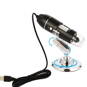 USB Digital Microscope, Handheld 50X-1600X Magnification Endoscope, 8 LED Mini Video Camera for Windows 7/8/10 Mac Linux Android (with OTG) (USB Digital Microscope X4)
