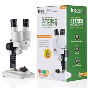 IQCREW Science Discovery Series Dual-Illumination Stereo Microscope