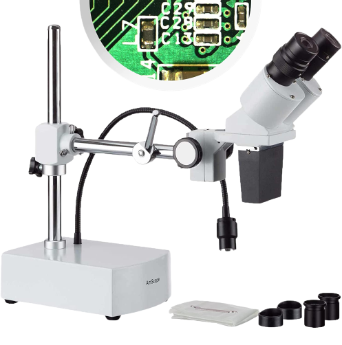 AmScope SE400-Z Professional Binocular Stereo Microscope