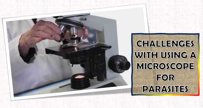 CHALLENGES WITH USING A MICROSCOPE FOR PARASITES