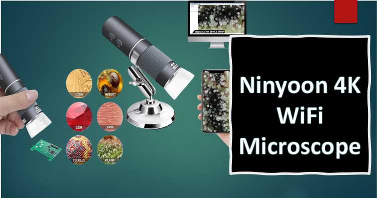 Ninyoon 4K WiFi Microscope