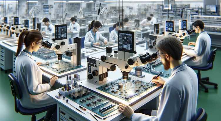 Stereo Microscopes Ideal for Electronics Manufacturing and Assembly