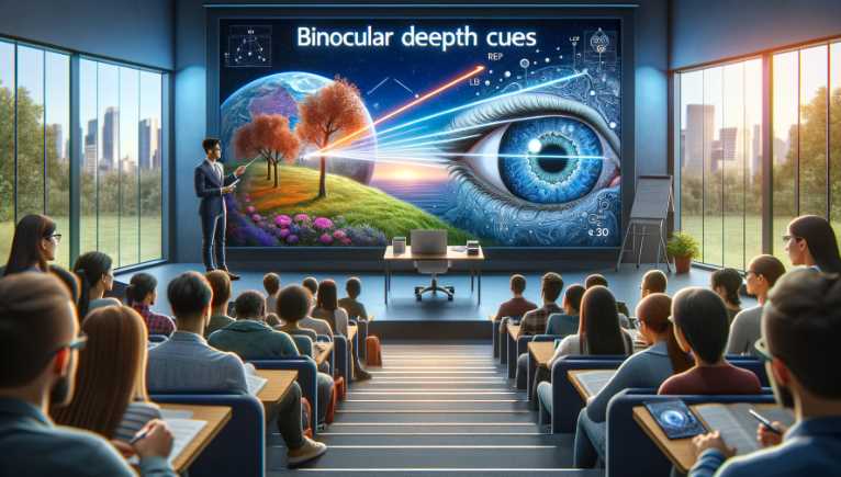  Is a binocular cue to depth and distance