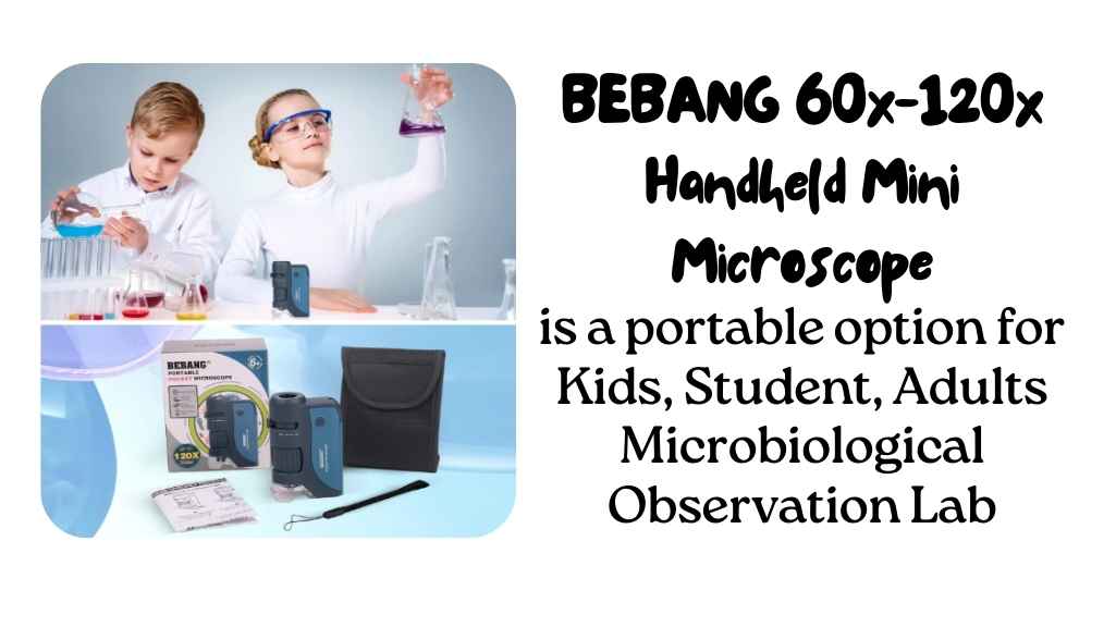 BEBANG 60x-120x Handheld Mini Microscope