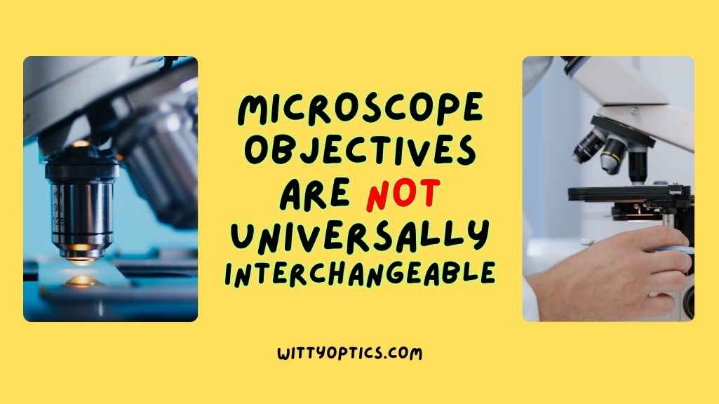 Are Microscope Objectives Interchangeable