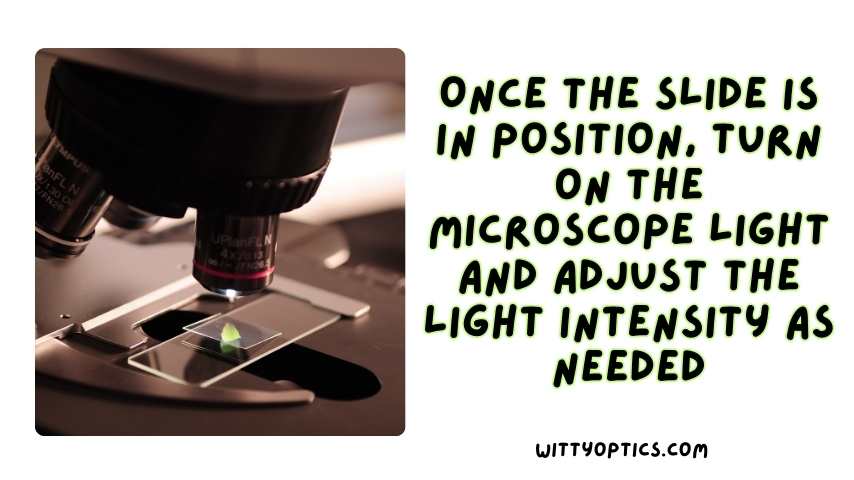 How to Focus a Microscope Using High-Power Lens